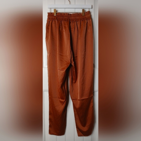 Heyson Burnt Orange Jogger Sweatpants with Elastic Waistband and Ankle Cuffs - Picture 3 of 6